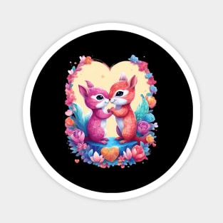 Cartoon Squirrel Magnet